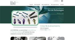 Desktop Screenshot of lisi-medical.com