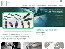 Tablet Screenshot of lisi-medical.com